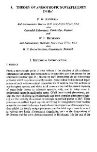 cover of the book Theory of Anisotropic Superfluidity in He3