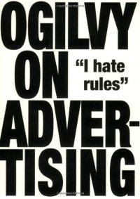 cover of the book Ogilvy on Advertising