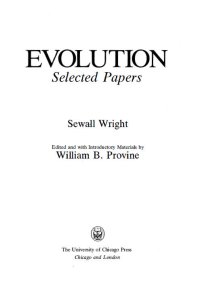 cover of the book Evolution: Selected Papers