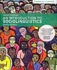 cover of the book An introduction to sociolinguistics