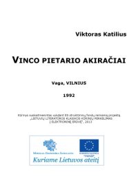 cover of the book Vinco Pietario akiračiai