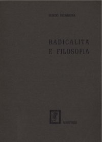 cover of the book Radicalità e filosofia