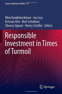 cover of the book Responsible investment in times of turmoil