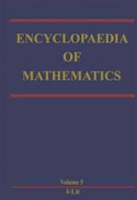 cover of the book Encyclopaedia of Mathematics