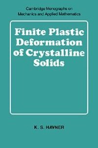 cover of the book Finite plastic deformation of crystalline solids