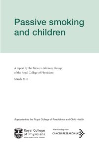 cover of the book Passive smoking and children