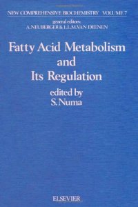 cover of the book Fatty acid metabolism and its regulation