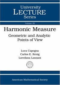 cover of the book Harmonic measure : geometric and analytic points of view