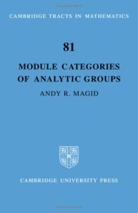 cover of the book Module categories of analytic groups