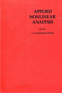 cover of the book Applied nonlinear analysis : proceedings of an International Conference on Applied Nonlinear Analysis, held at the University of Texas at Arlington, Arlington, Texas, April 20-22, 1978