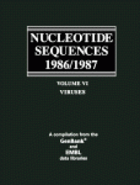 cover of the book Nucleotide Sequences 1986/1987: Viruses. A Compilation from the Genbank® and EMBL Data Libraries