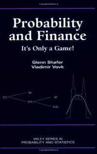 cover of the book Probability and Finance It's only a game