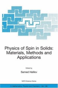 cover of the book Physics of spin in solids