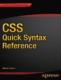 cover of the book CSS Quick Syntax Reference Guide