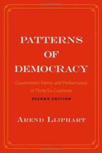 cover of the book Patterns of Democracy: Government Forms and Performance in Thirty-Six Countries