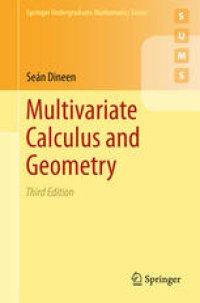 cover of the book Multivariate Calculus and Geometry