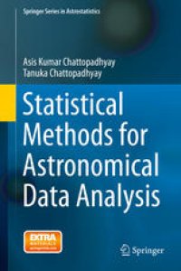 cover of the book Statistical Methods for Astronomical Data Analysis