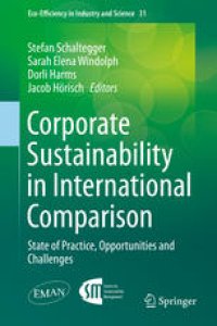 cover of the book Corporate Sustainability in International Comparison: State of Practice, Opportunities and Challenges