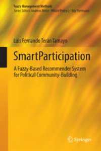 cover of the book SmartParticipation: A Fuzzy-Based Recommender System for Political Community-Building