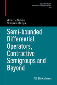cover of the book Semi-bounded Partial Differential Operators