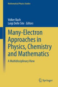 cover of the book Many-Electron Approaches in Physics, Chemistry and Mathematics: A Multidisciplinary View