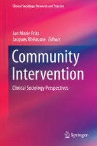 cover of the book Community Intervention: Clinical Sociology Perspectives