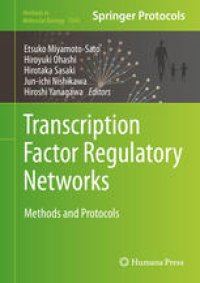 cover of the book Transcription Factor Regulatory Networks: Methods and Protocols