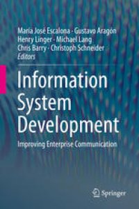 cover of the book Information System Development: Improving Enterprise Communication