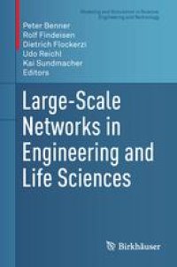 cover of the book Large-Scale Networks in Engineering and Life Sciences