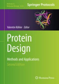 cover of the book Protein Design: Methods and Applications