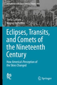 cover of the book Eclipses, Transits, and Comets of the Nineteenth Century: How America's Perception of the Skies Changed