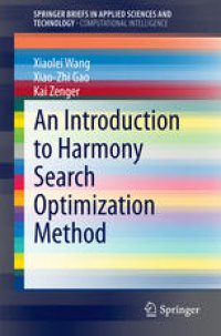 cover of the book An Introduction to Harmony Search Optimization Method