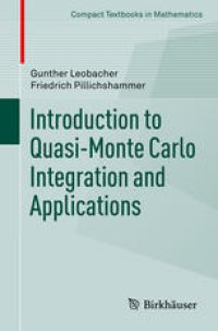 cover of the book Introduction to Quasi-Monte Carlo Integration and Applications