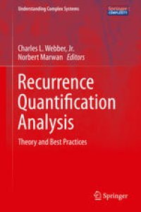 cover of the book Recurrence Quantification Analysis: Theory and Best Practices