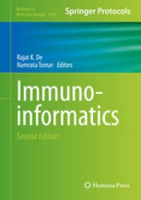 cover of the book Immunoinformatics