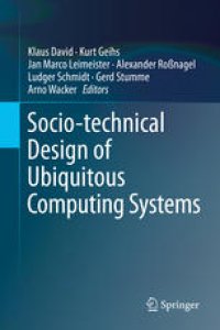 cover of the book Socio-technical Design of Ubiquitous Computing Systems