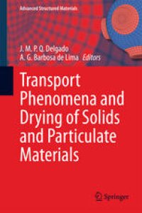 cover of the book Transport Phenomena and Drying of Solids and Particulate Materials