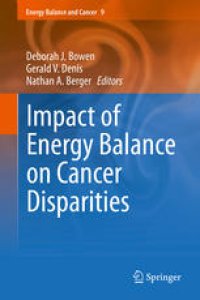 cover of the book Impact of Energy Balance on Cancer Disparities