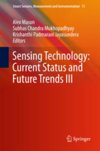 cover of the book Sensing Technology: Current Status and Future Trends III