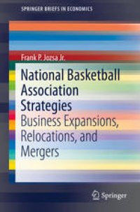 cover of the book National Basketball Association Strategies: Business Expansions, Relocations, and Mergers