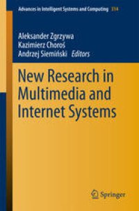 cover of the book New Research in Multimedia and Internet Systems