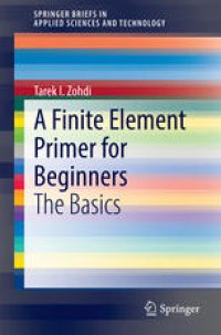 cover of the book A Finite Element Primer for Beginners: The Basics