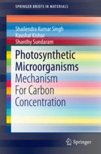 cover of the book Photosynthetic Microorganisms: Mechanism For Carbon Concentration