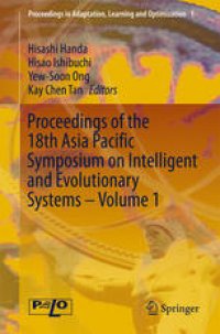 cover of the book Proceedings of the 18th Asia Pacific Symposium on Intelligent and Evolutionary Systems, Volume 1