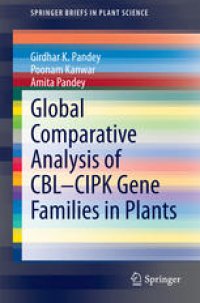 cover of the book Global Comparative Analysis of CBL-CIPK Gene Families in Plants