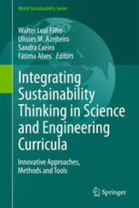 cover of the book Integrating Sustainability Thinking in Science and Engineering Curricula: Innovative Approaches, Methods and Tools