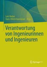 cover of the book Verantwortung von Ingenieurinnen und Ingenieuren
