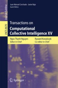 cover of the book Transactions on Computational Collective Intelligence XV