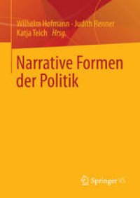 cover of the book Narrative Formen der Politik