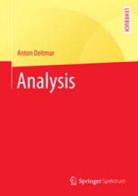 cover of the book Analysis